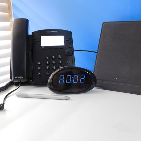 Covert Desk Clock Hidden Spy Camera w/WiFi