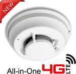 4G LTE All-in-One Battery Powered Commercial Grade Smoke Detector Spy Camera