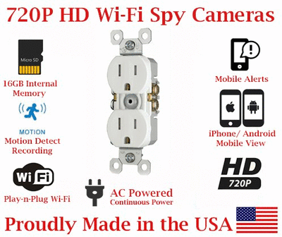outlet spy camera wifi