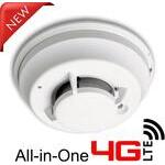 4G LTE All-in-One Battery Powered Commercial Grade Smoke Detector Spy Camera/DVR