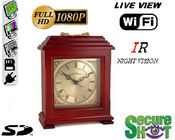 Secure Shot HD Live View Mantle Clock Spy Camera/DVR